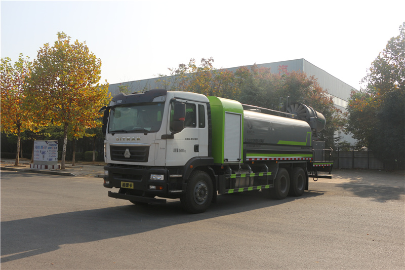 汕德卡120米霧炮車_CLT5255TDYDF6型多功能抑塵車