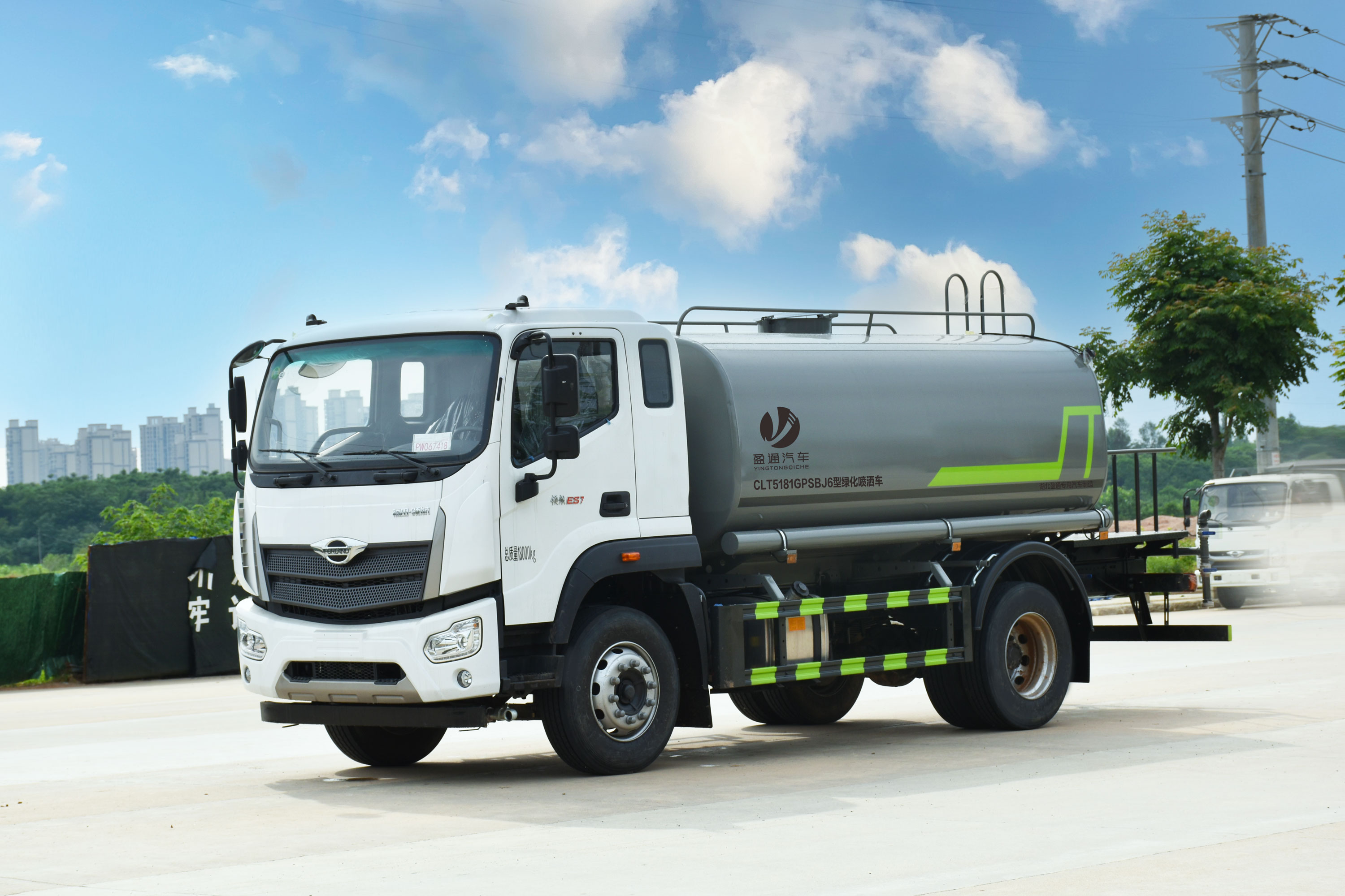 福田領航12方霧炮灑水車|CLT5181GPSBJ6C型綠化噴灑車